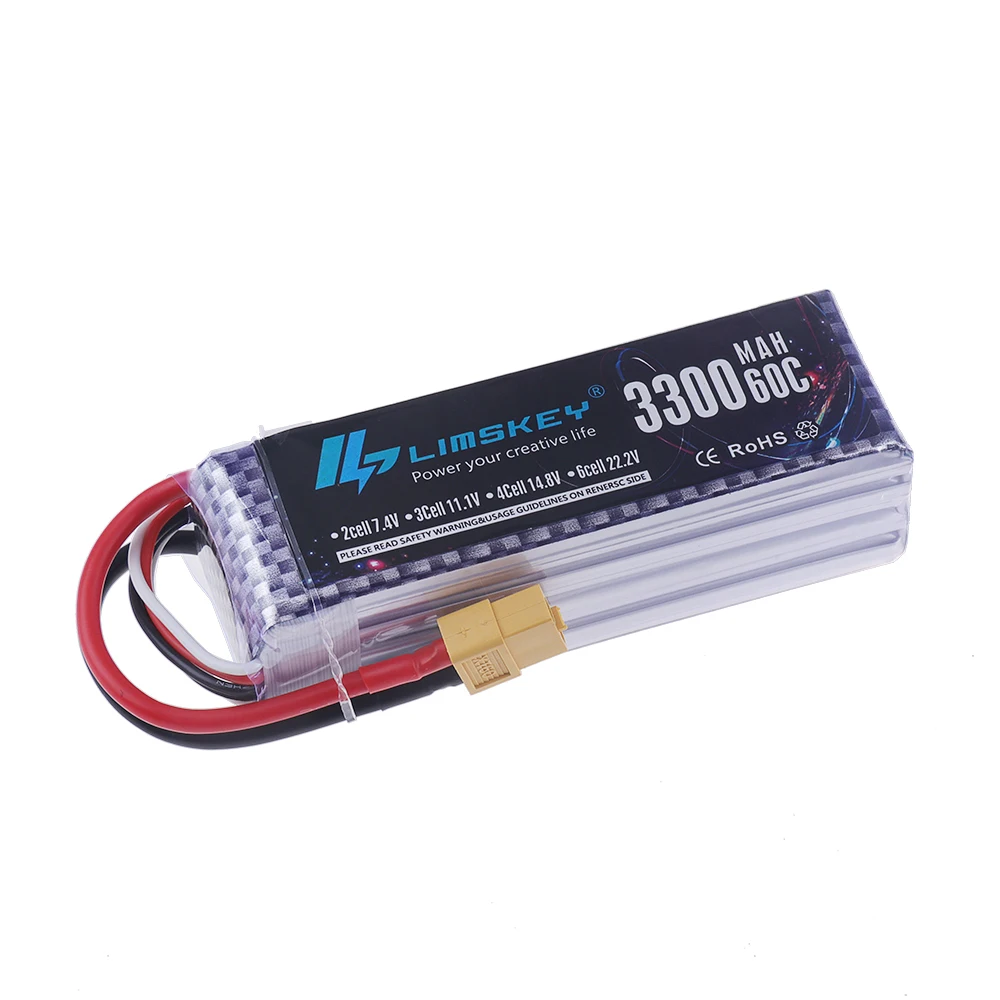 بطارية ليثيوم بوليمر 4S 14.8 ف - مراجعة Drone Battery 4S وسعره