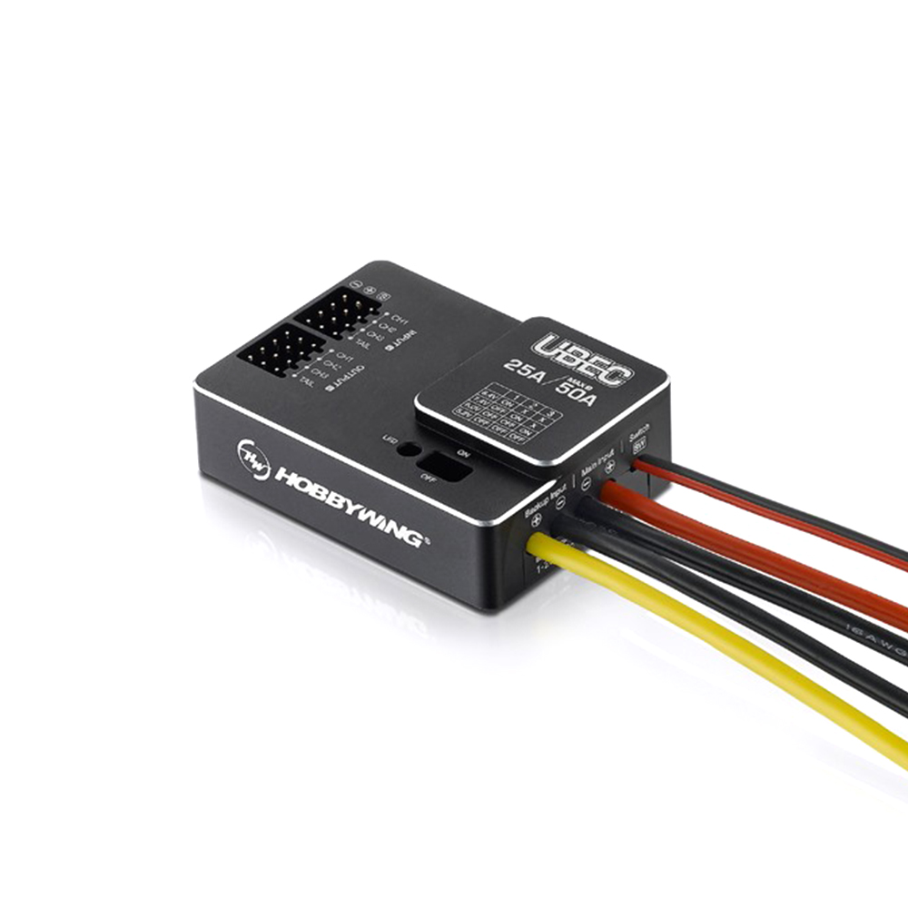 Hobbywing UBEC 25A 3-18S 10A 2 - مراجعة Drone Battery High Voltage وسعره