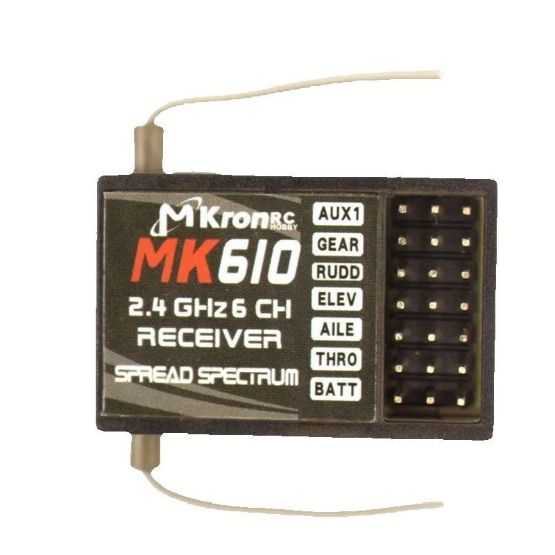 DSM2 MK610 AR6100 2.4G 6CH RC  - مراجعة Drone Battery Plate وسعره