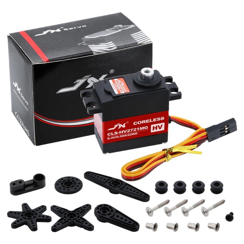 JX Servo CLS-HV2721MG 22 كجم أ - مراجعة Drone Battery High Voltage وسعره