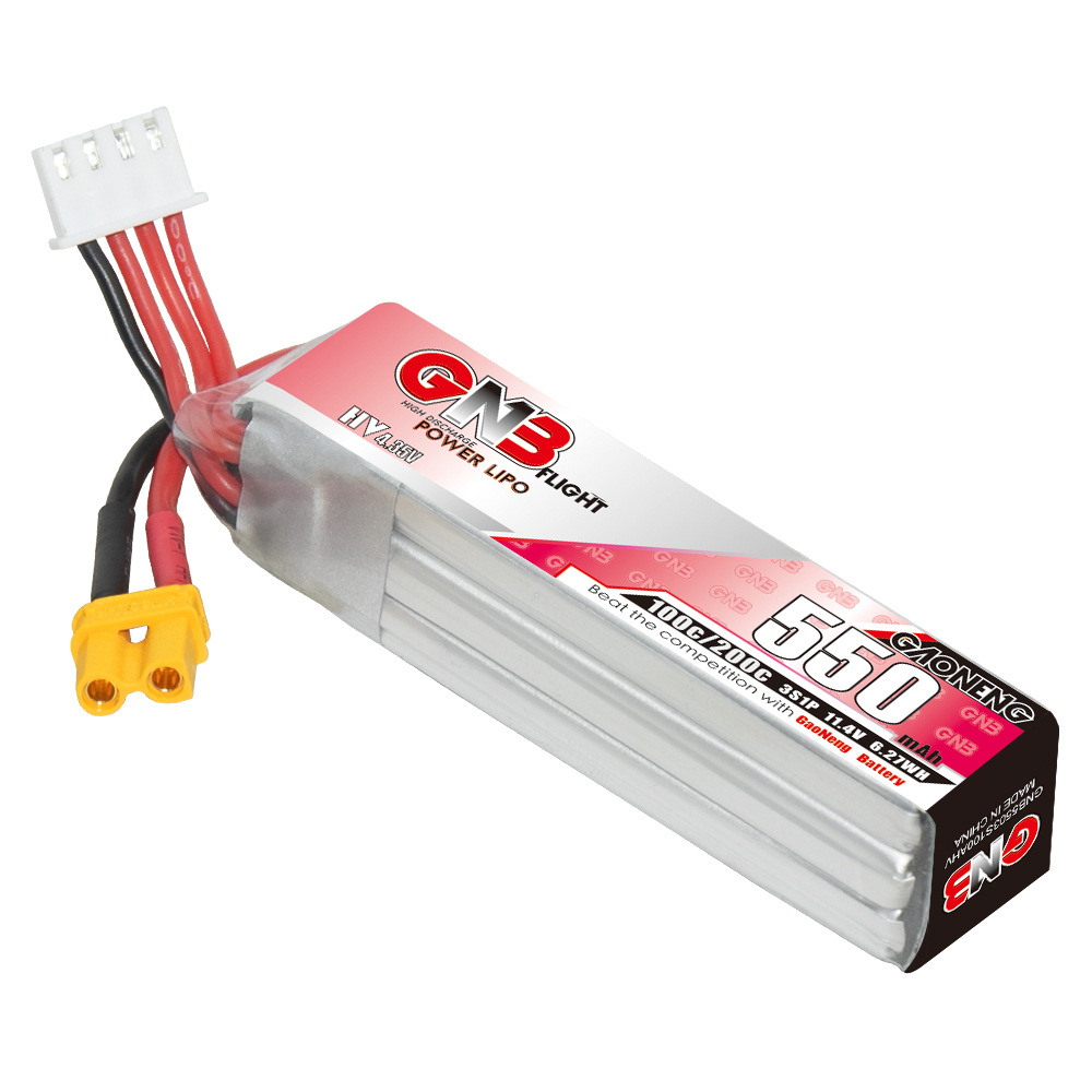 GNB HV 11.4 فولت 550 مللي أمبي - مراجعة Drone Battery Plate وسعره