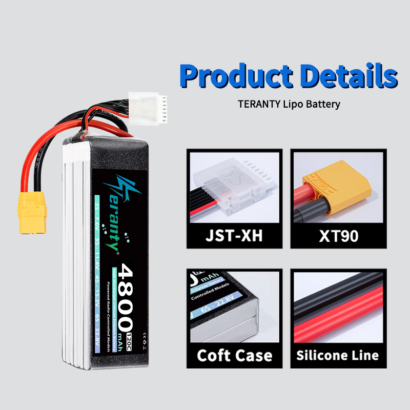 بطارية ليثيوم بوليمر TERANTY 6 - مراجعة Drone Battery Plate وسعره