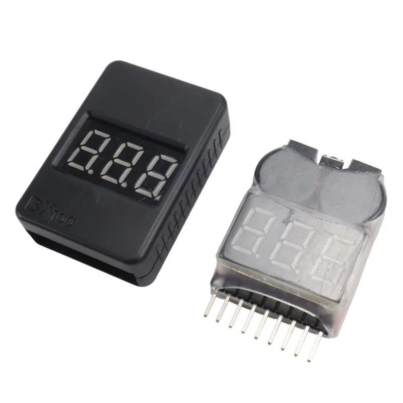 1-8S يبو بطارية جهاز قياس الجه - مراجعة Drone Battery Voltage Checker وسعره
