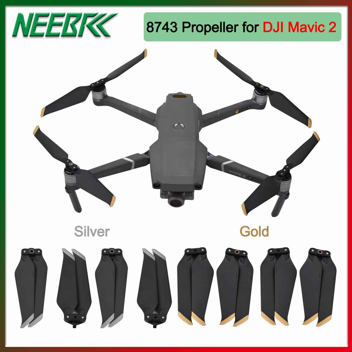 4/8 قطعة 8743 المروحة منخفضة ا - مراجعة Drone Battery Smart وسعره