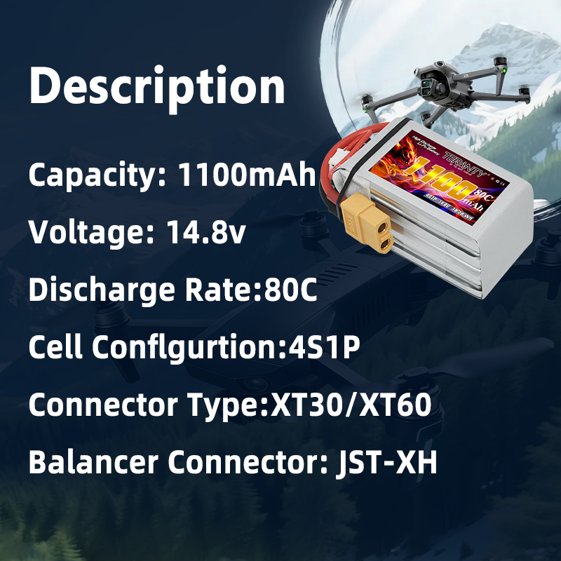 بطارية ليثيوم بوليمر TERANTY 4 - مراجعة Drone Battery Plate وسعره
