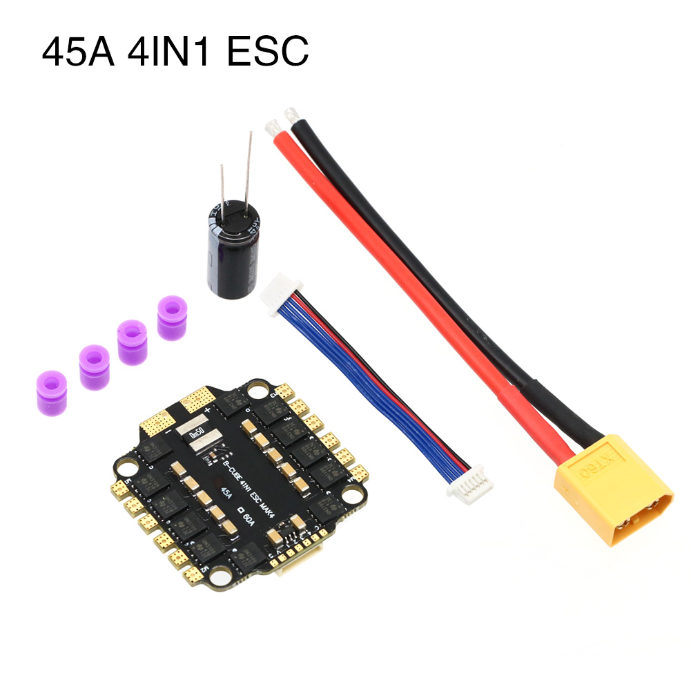 UAngel 4IN1 45A 60A ESC BLHELI - مراجعة Drone Battery 6S وسعره