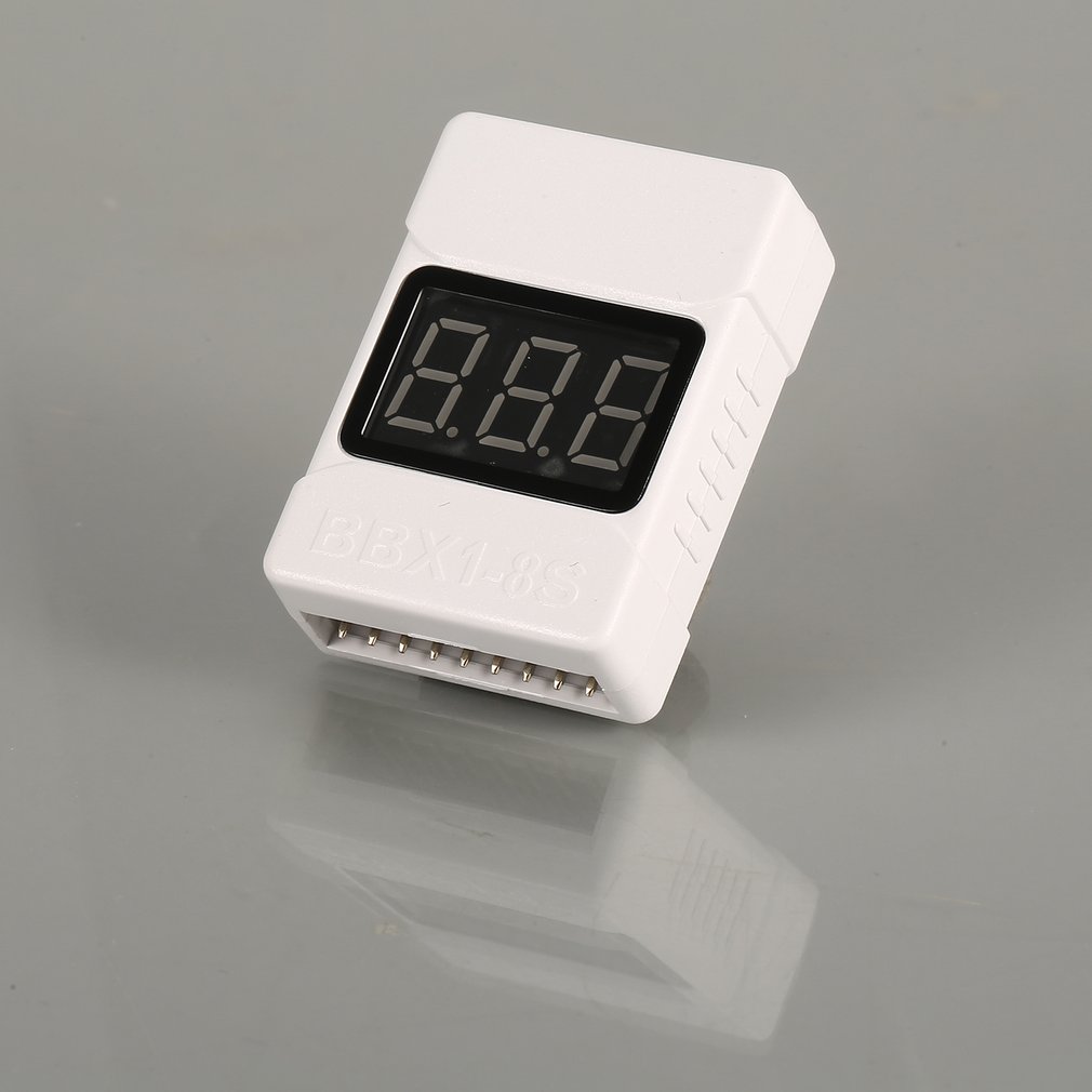 1-8S يبو بطارية جهاز قياس الجه - مراجعة Drone Battery Voltage Checker وسعره