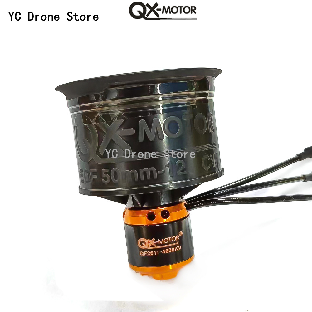 محرك QX-MOTOR 50 مم EDF QF2611 - مراجعة Drone Battery 3S وسعره