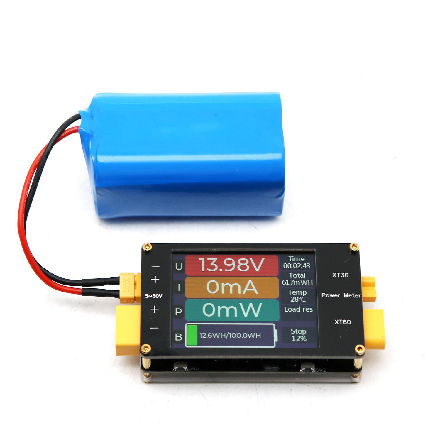 شاشة عرض 2.4 بوصة لقياس الطاقة - مراجعة Drone Battery Voltage Checker وسعره
