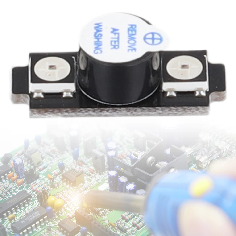 WS2812 طنان إنذار نشط ملون RGB - مراجعة Drone Battery Alarm وسعره