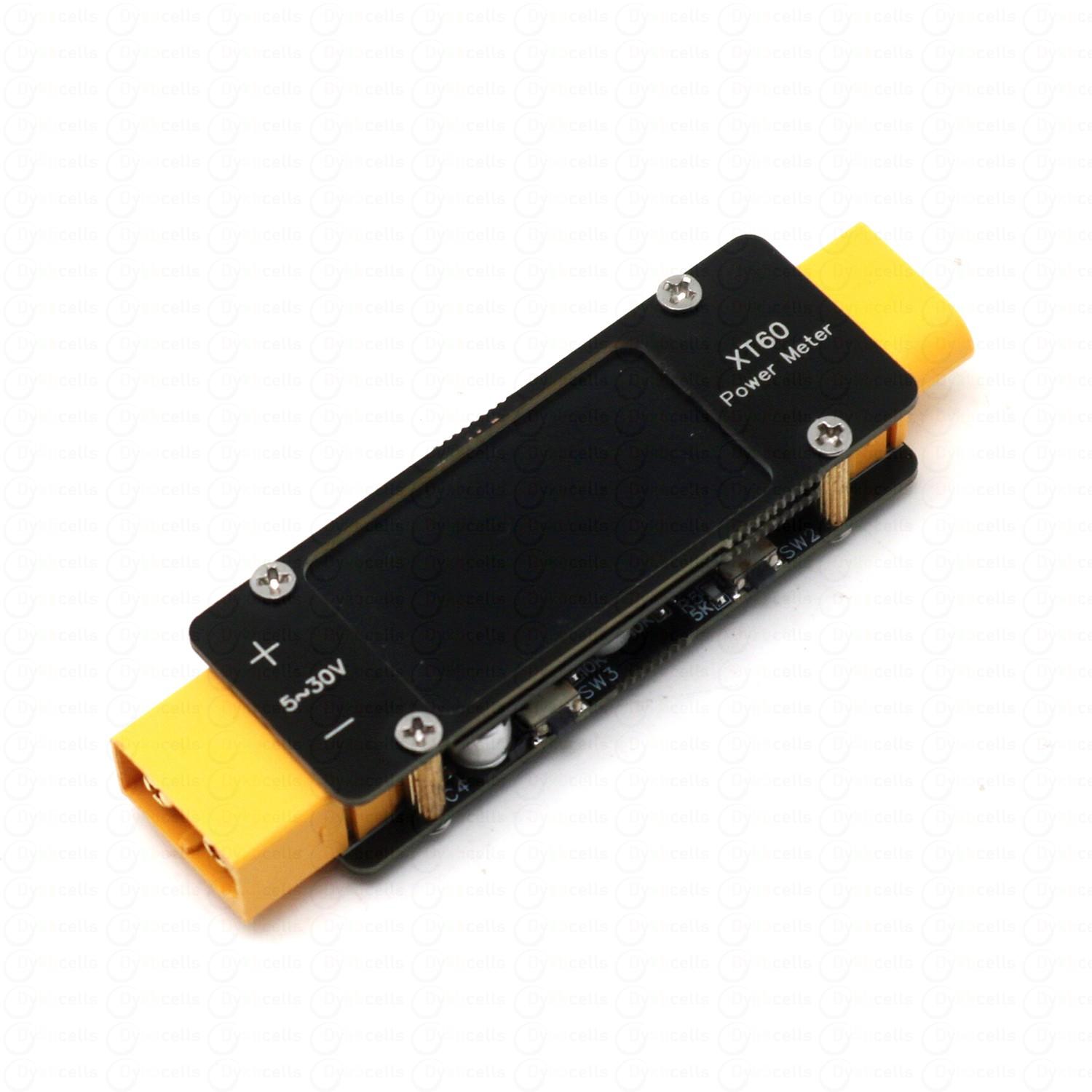 2mA-64A تيار مستمر XT60 مقياس  - مراجعة Drone Battery Voltage Checker وسعره