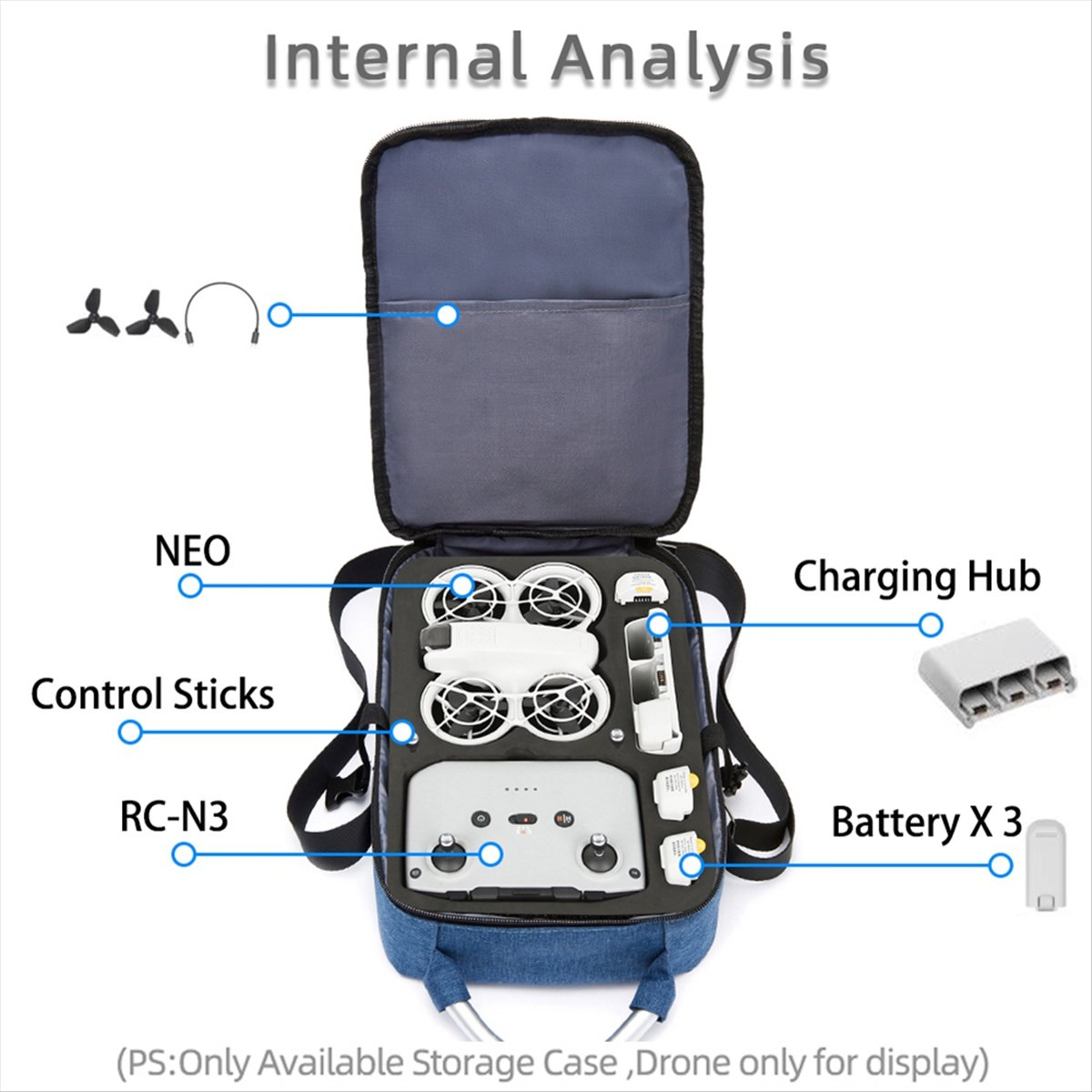 حقيبة حمل (A26M) بحزام كتف واح - مراجعة Drone Battery Bag وسعره