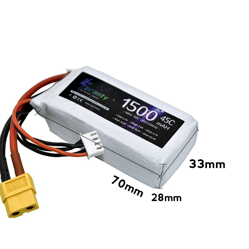 بطارية ليثيوم بوليمر TERANTY 3 - مراجعة Drone Battery 3S وسعره