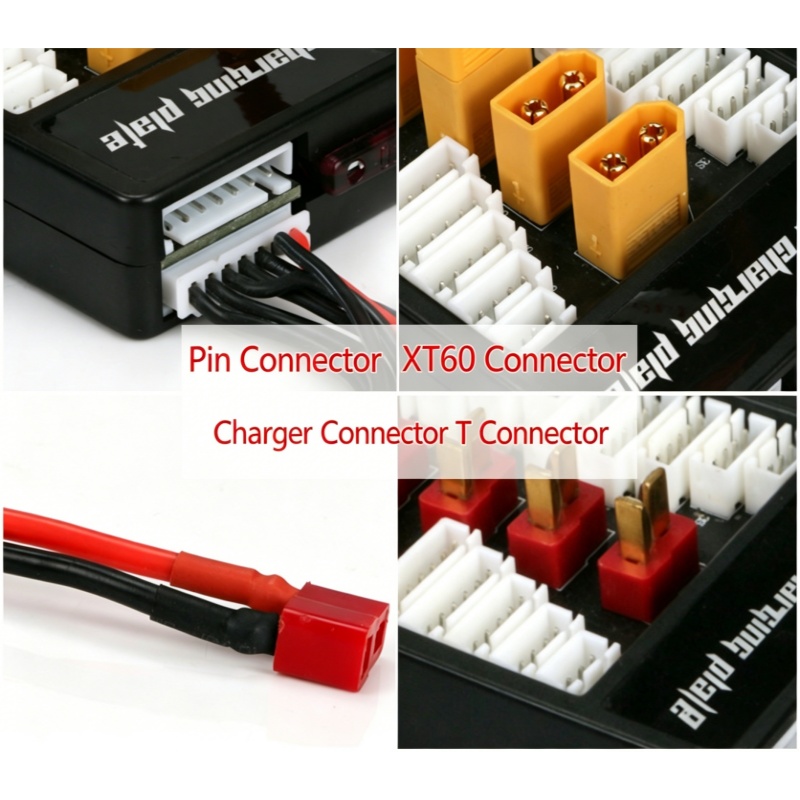 لوحة شحن متوازية 6 في 1 XT60 ل - مراجعة Drone Battery Parallel Board وسعره