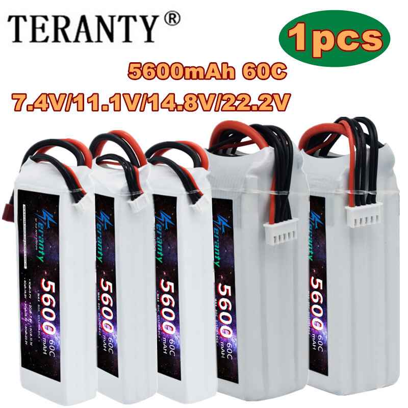TERANTY 5600MAH 60C 2S 3S 4S 6 - مراجعة Drone Battery 4S وسعره
