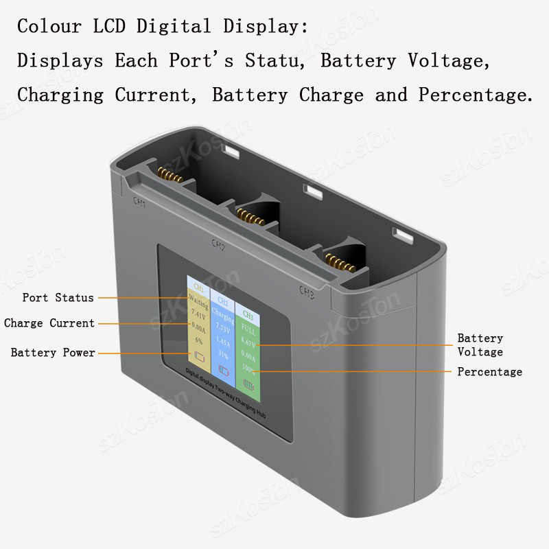 ل DJI Mavic Mini 2/SE Mini 4K  - مراجعة Drone Battery Balance Charger وسعره