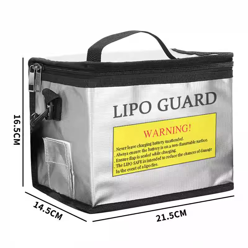 حقيبة أمان لبطارية ليبو محمولة - مراجعة Drone Battery Bag وسعره