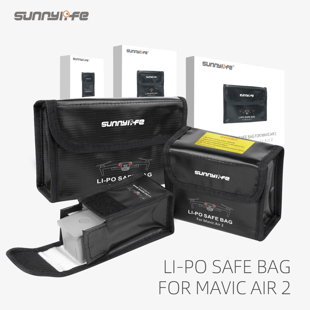 ل DJI AIR 2S يبو حقيبة آمنة وا - مراجعة Drone Battery Bag وسعره