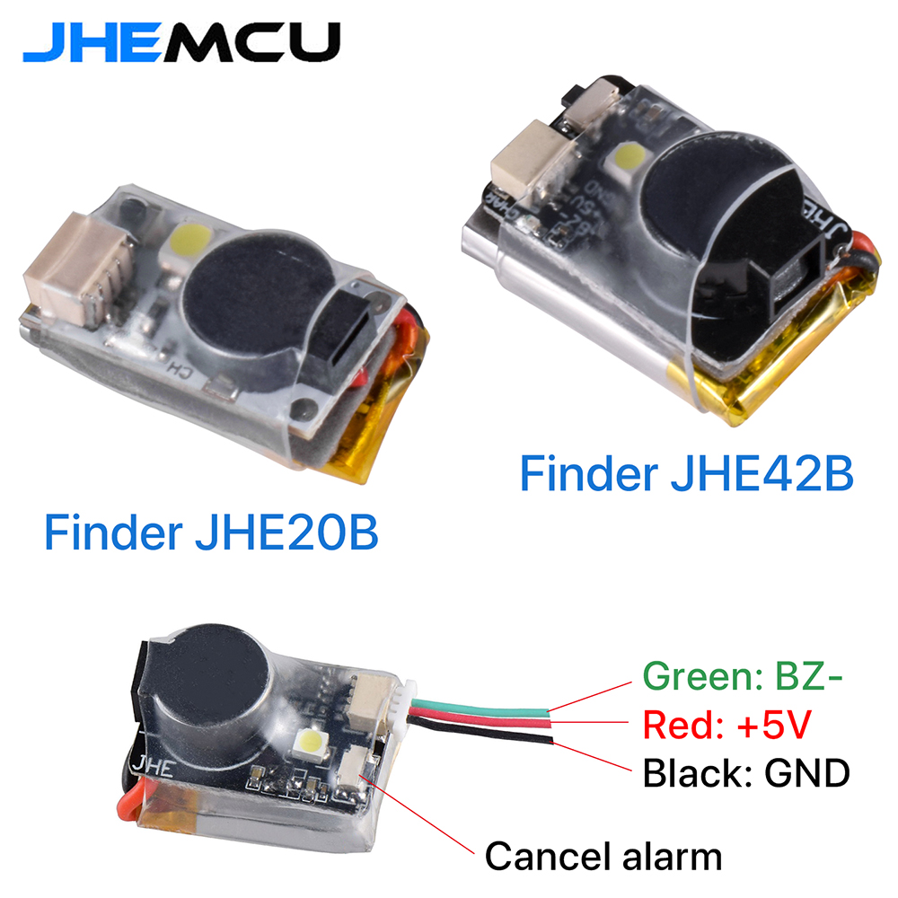 JHEMCU JHE42B/JHE20B مكتشف صغي - مراجعة Drone Battery Alarm وسعره