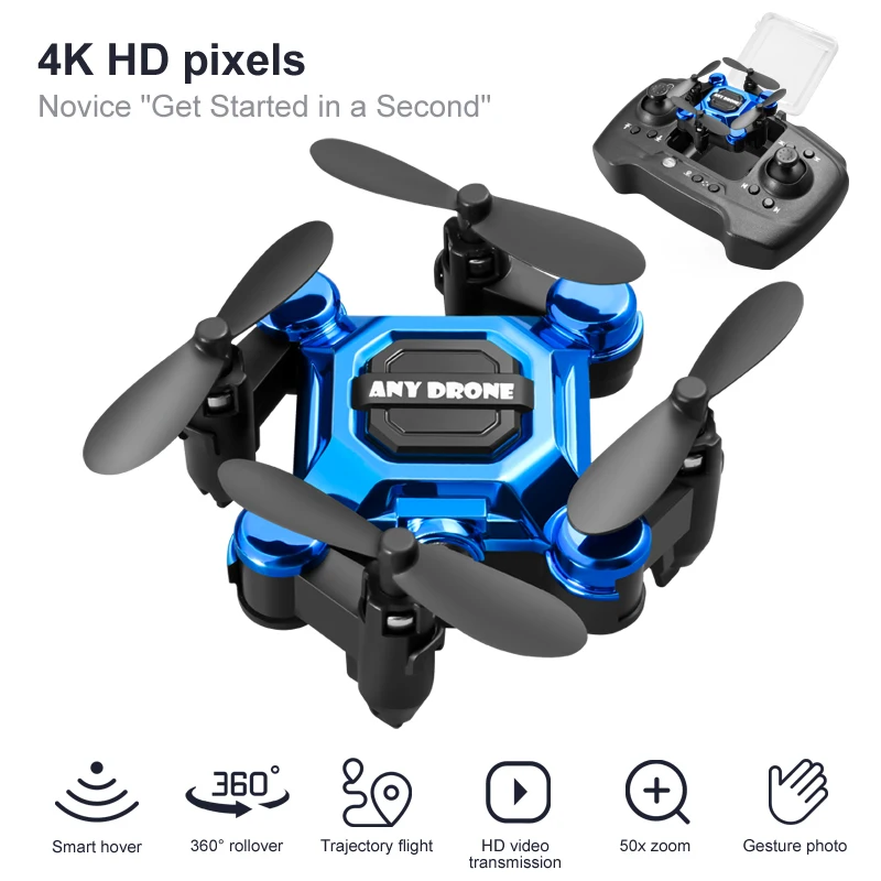 كاميرا 4K HD RC بدون طيار قابل - مراجعة Drone Battery Smart وسعره