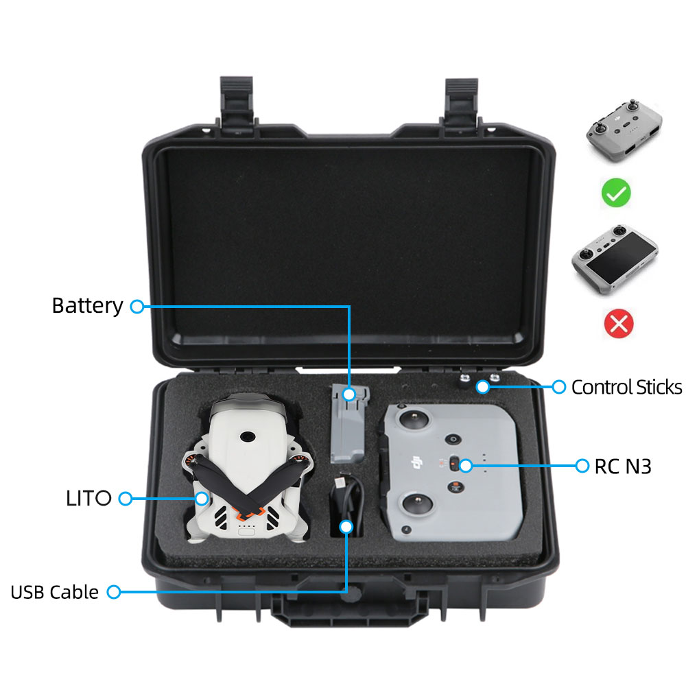حقيبة حمل محمولة لـ DJI Lito 1 - مراجعة Drone Battery Bag وسعره